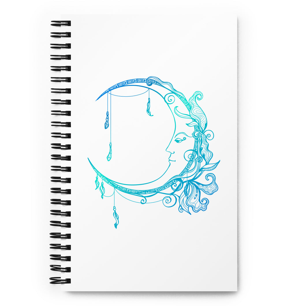 Moon Dream Catcher Spiral notebook