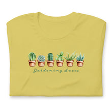 Load image into Gallery viewer, Gardening Succs Unisex T-shirt
